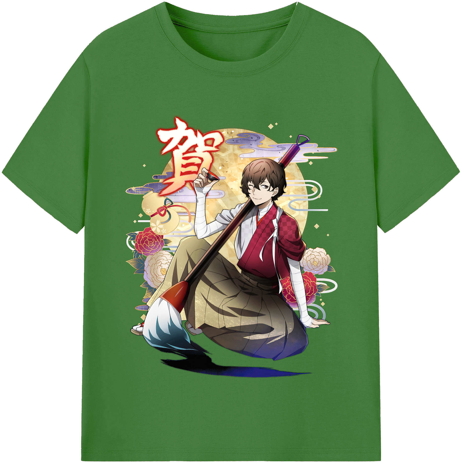 （画像用） 文豪ストレイドッグス Bungo Stray Dogs レディースカジュアルプリントTシャツ（綿100％）
